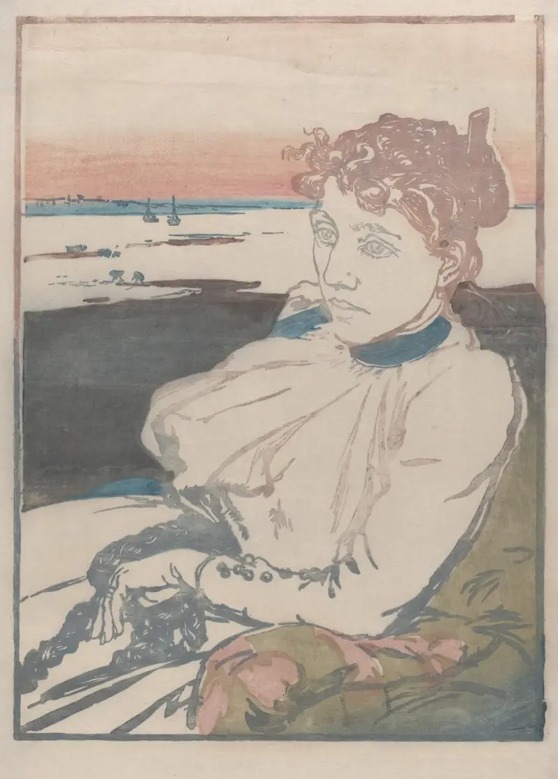 Konvalescent, fru Lepère av Auguste Louis Lepère