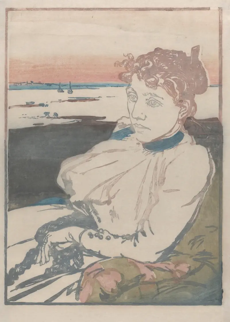 Konvalescent, fru Lepère av Auguste Louis Lepère