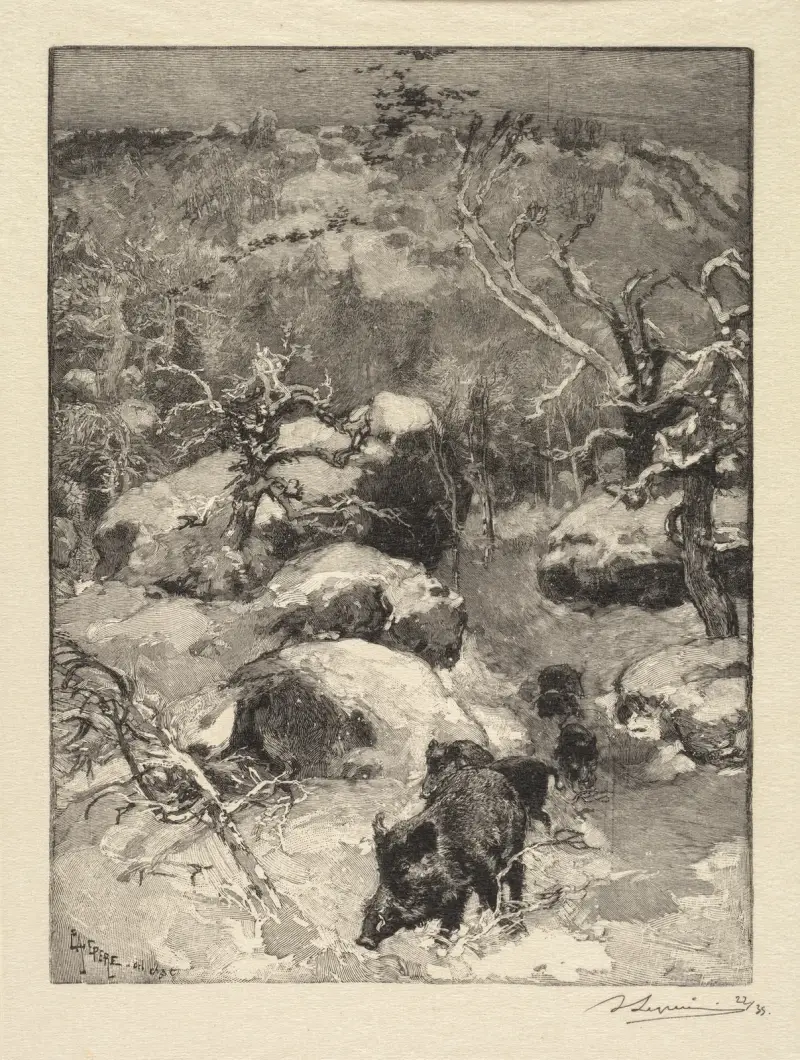 Útes Cuvier-Châtillon, Auguste Louis Lepère
