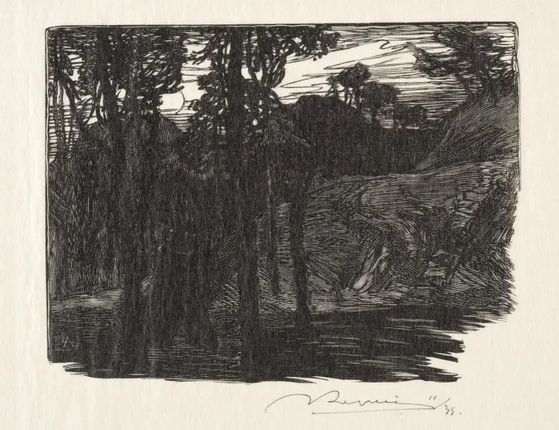 Abend von Auguste Louis Lepère
