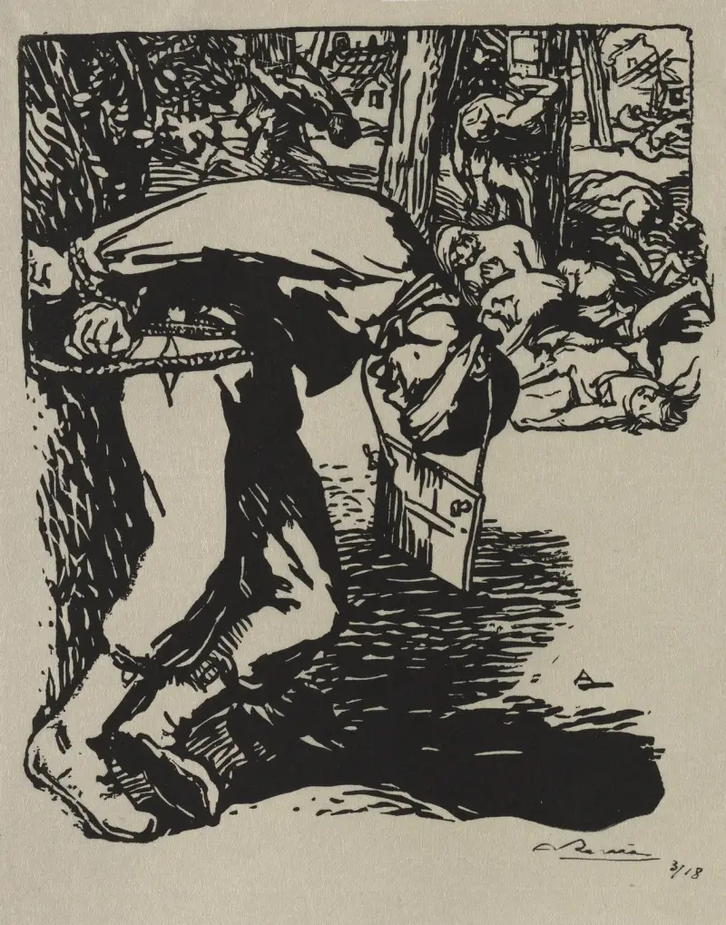 Franc-Tireurs av Auguste Louis Lepère