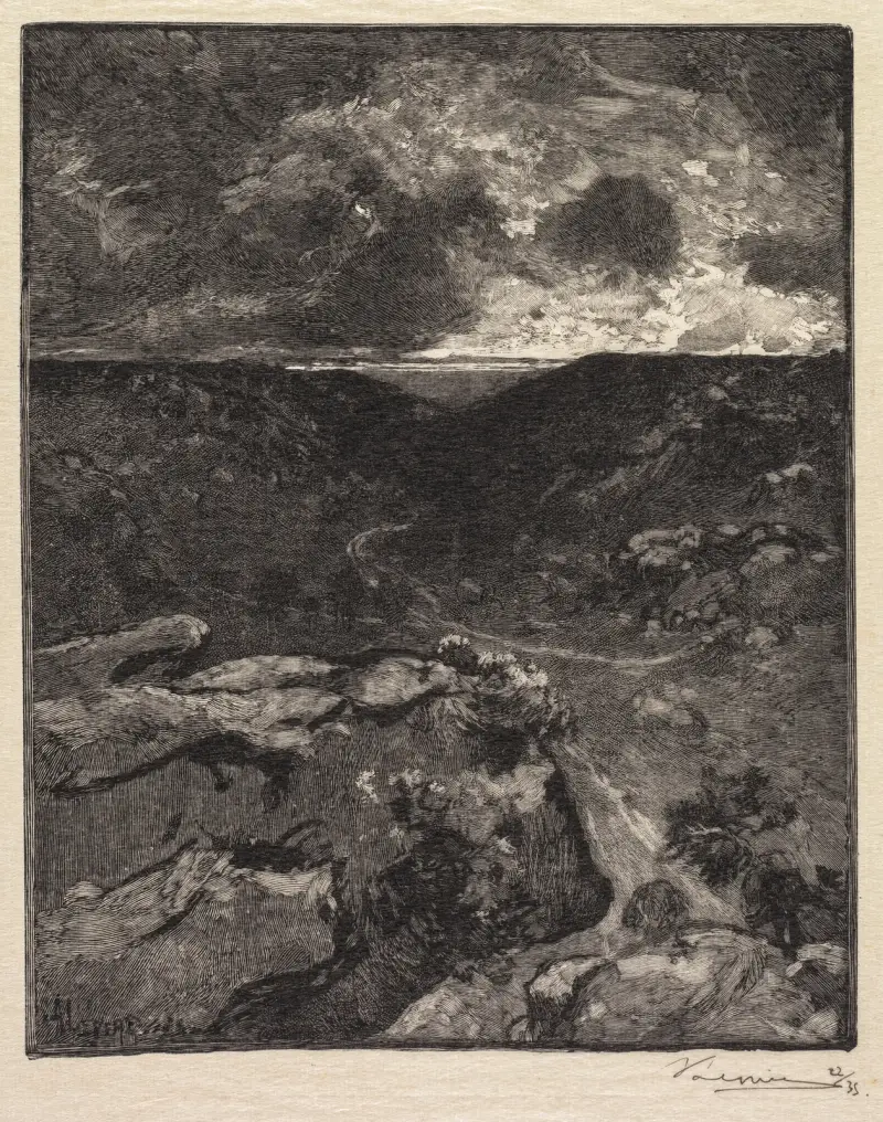 Franchard-Tal von Auguste Louis Lepère
