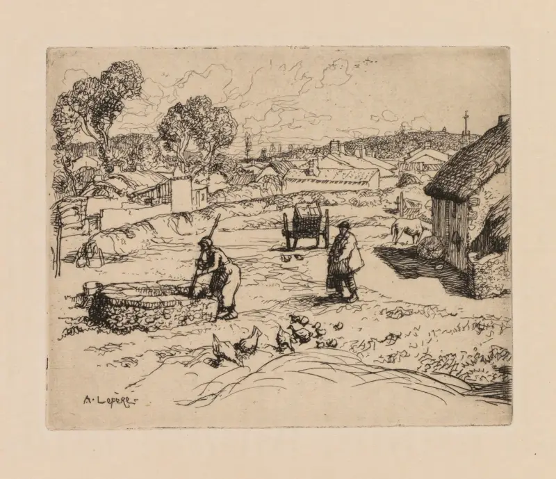 La Masure (Vendée) von Auguste Louis Lepère