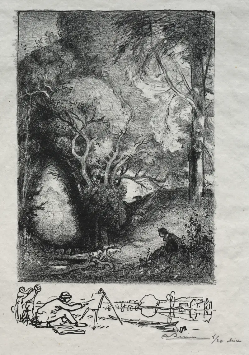 Ravinen i juni av Auguste Louis Lepère