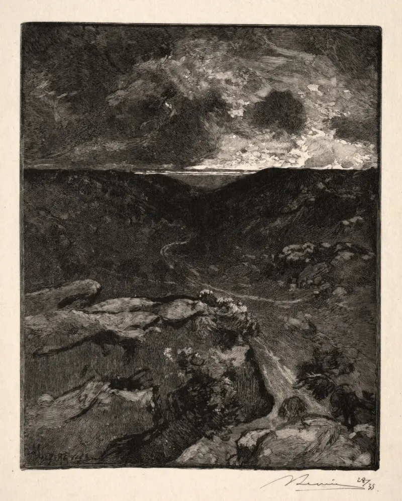 Francharddalen av Auguste Louis Lepère