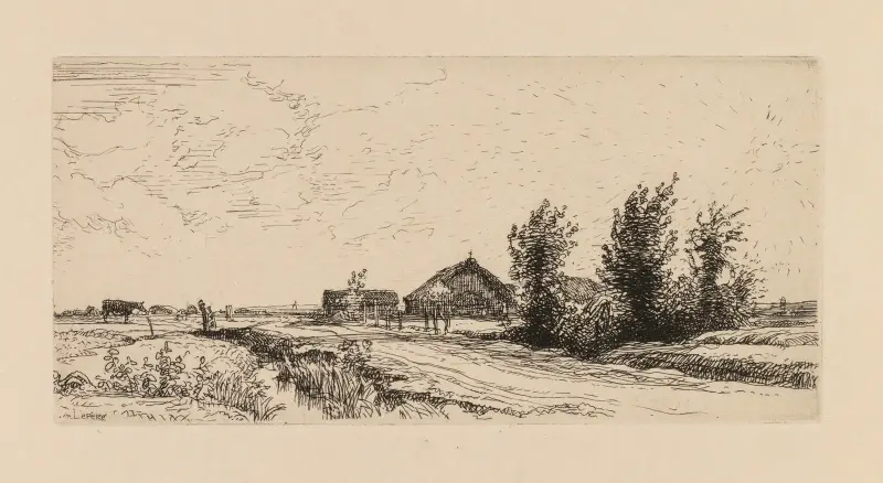 Den lille vaktpojken (1900-tal) av Auguste Louis Lepère
