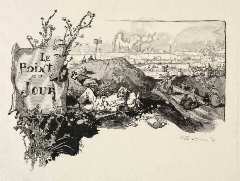 Dagens början av Auguste Louis Lepère