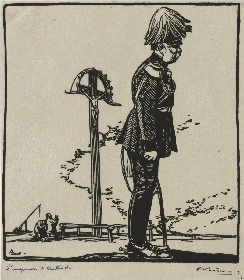 Österrikes kejsare av Auguste Louis Lepère