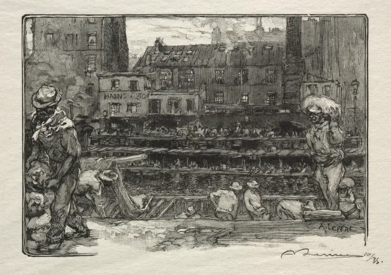Gipsbärarna av Auguste Louis Lepère