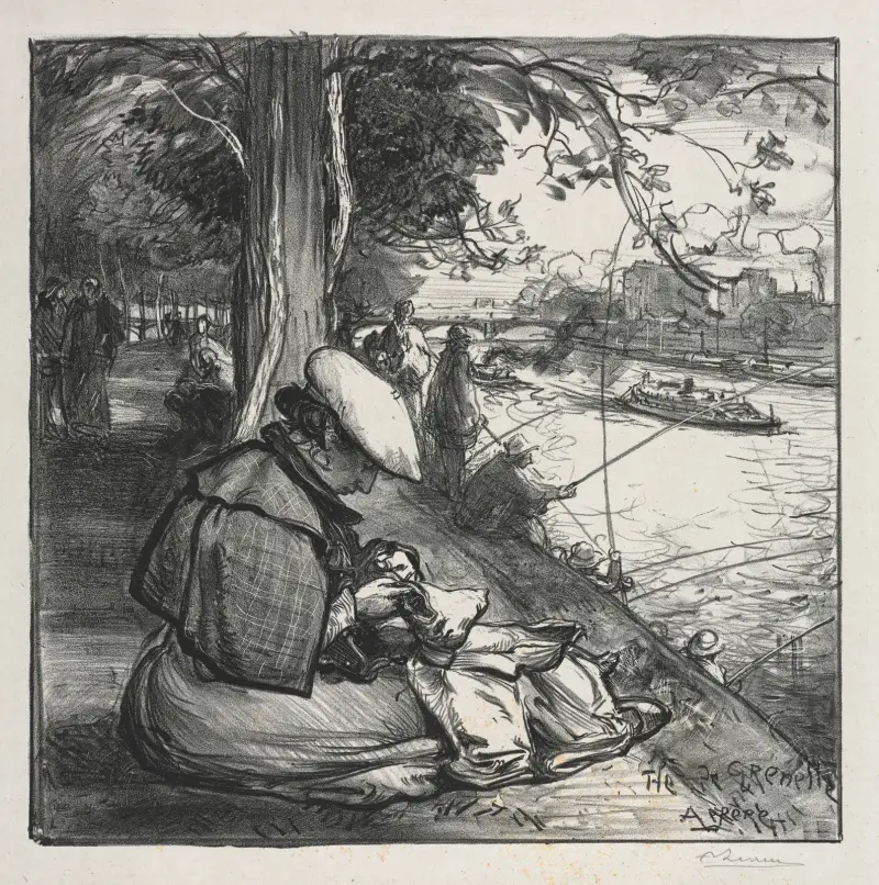 Oct 9, 2007 L’île de Grenelle av Auguste Louis Lepère