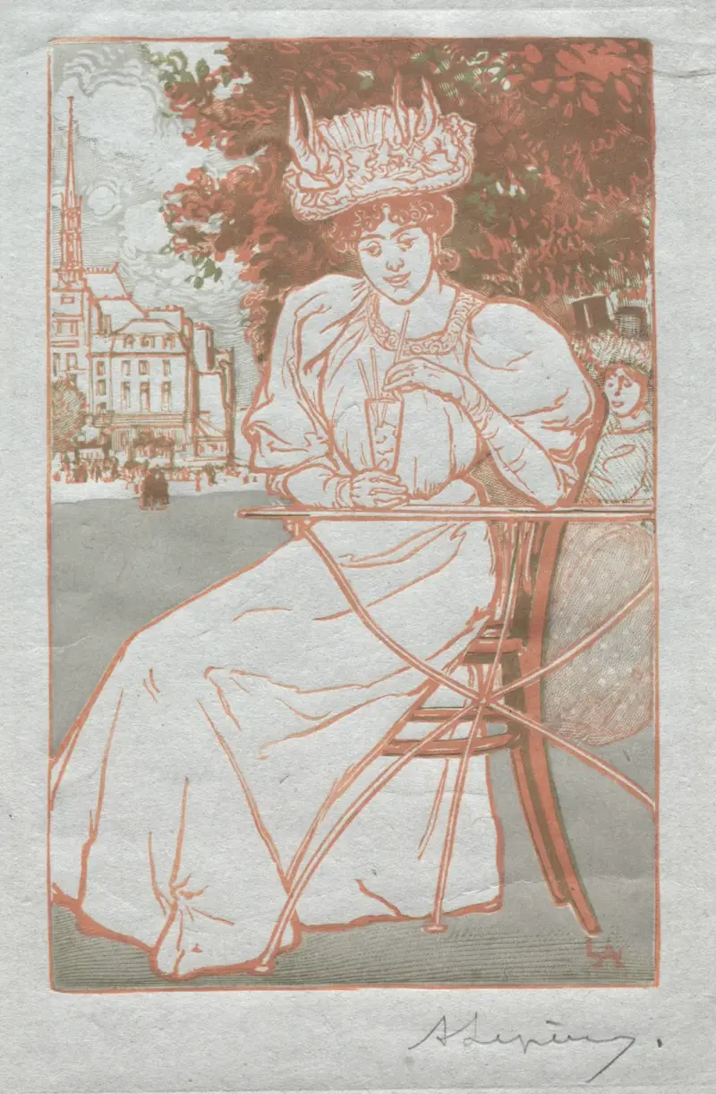 Parisalmanackan, 1897; Sommar av Auguste Louis Lepère