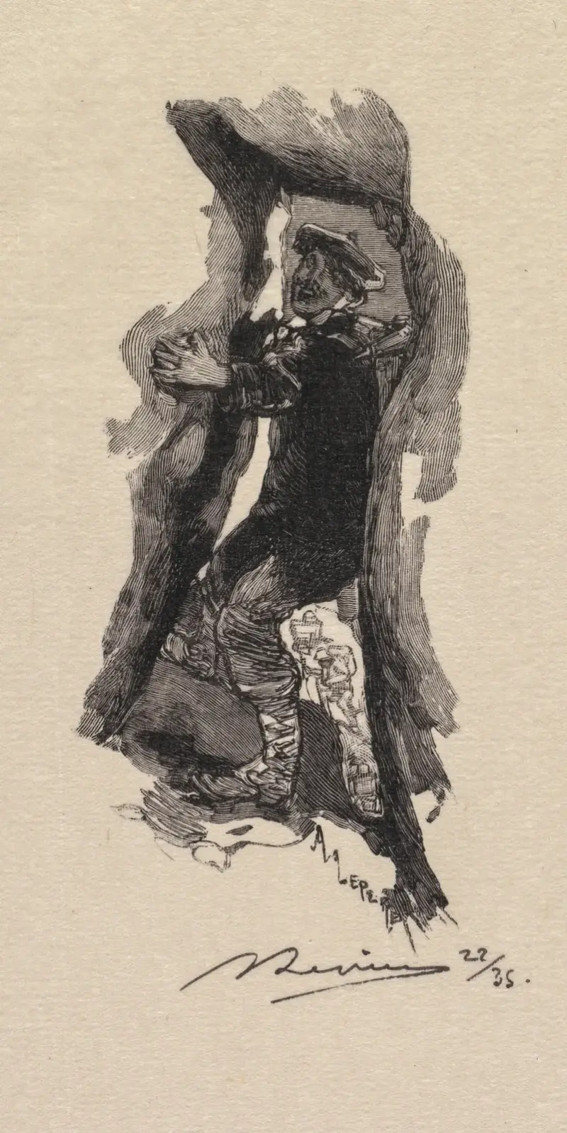 Pass der sieben Grotten von Auguste Louis Lepère