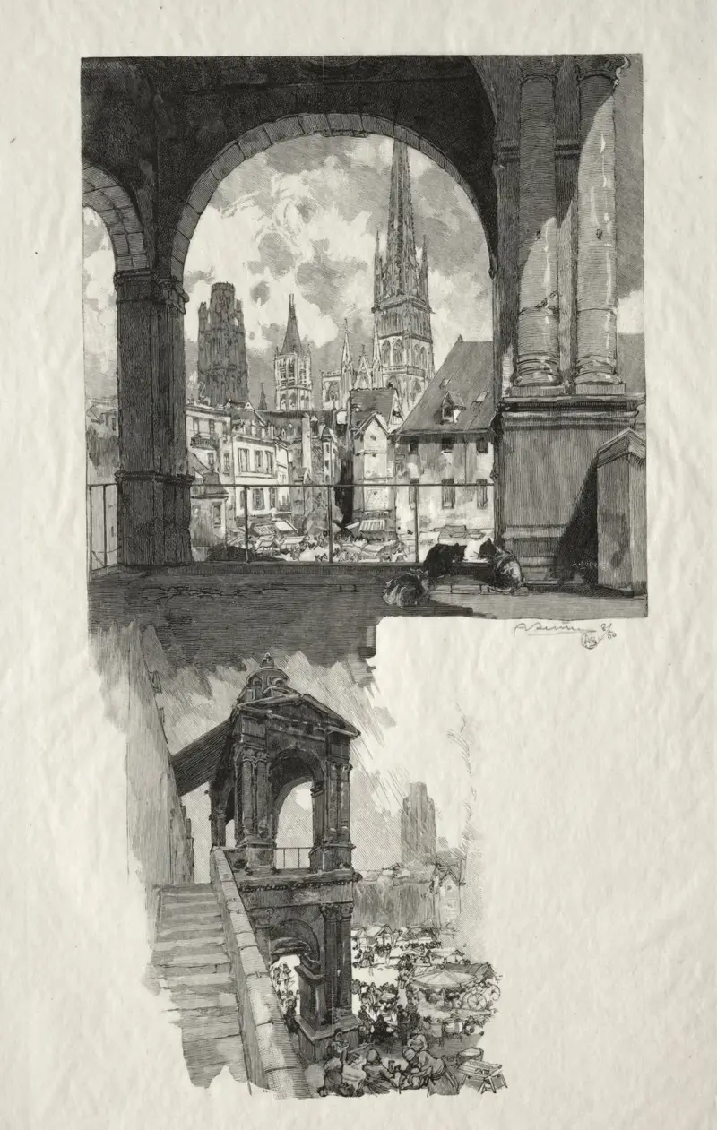 Place de la Haute Vieille Tour; Edicule de la Fierté av Auguste Louis Lepère