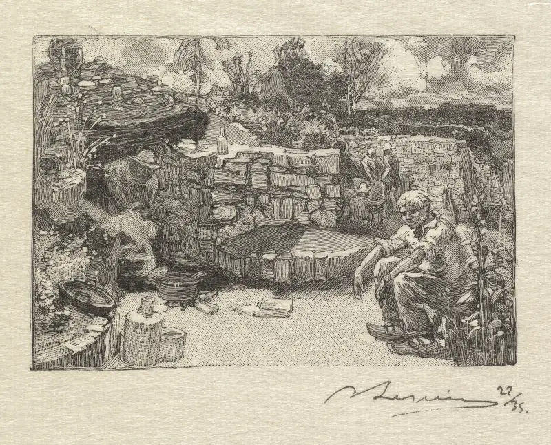 Quarryman’s Lodge av Auguste Louis Lepère