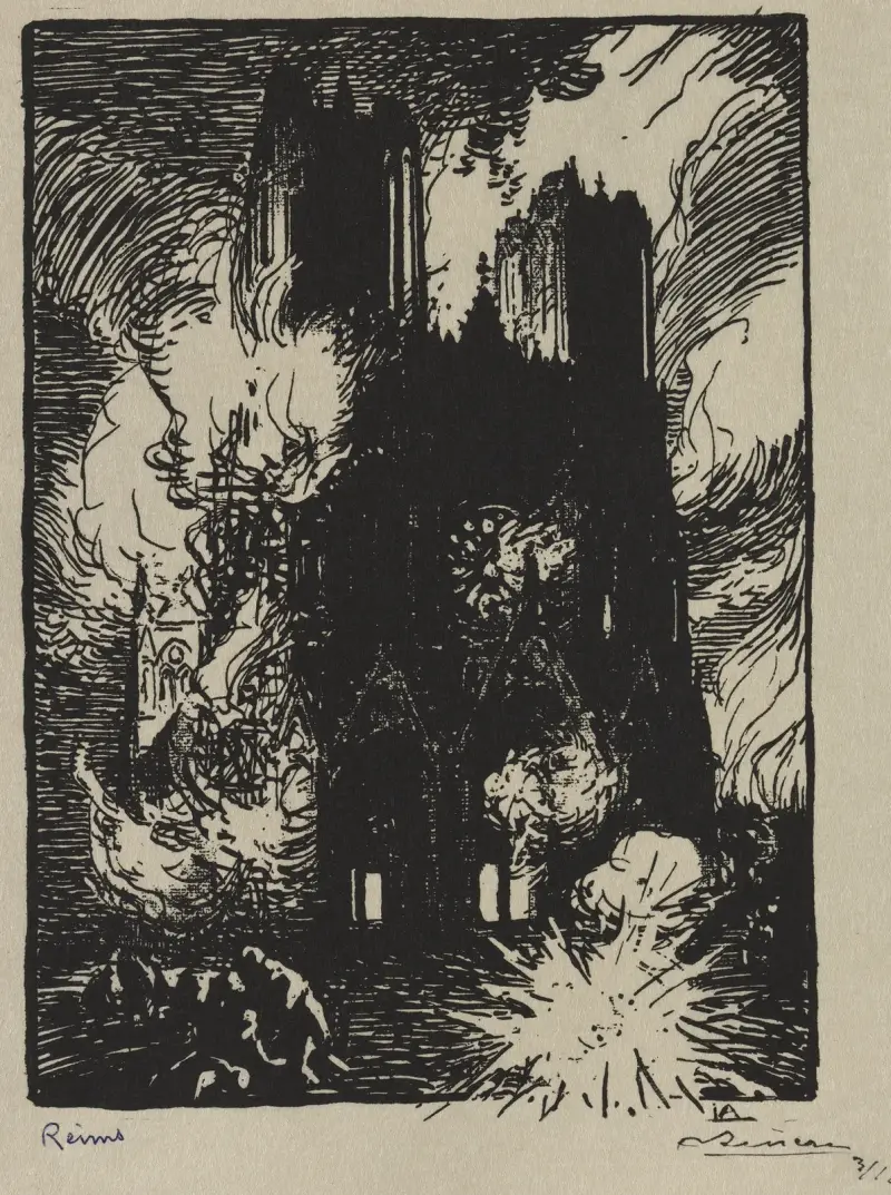 Reims av Auguste Louis Lepère