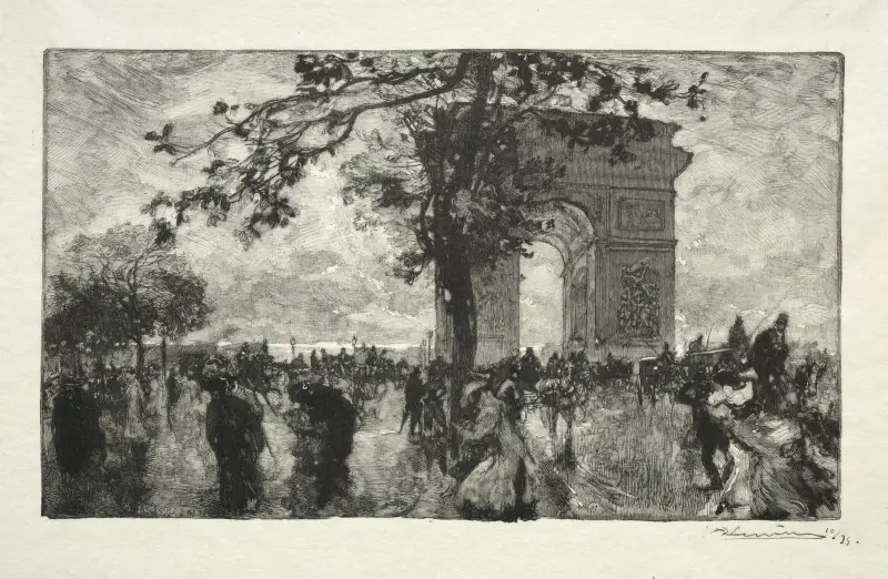 Retour du Bois av Auguste Louis Lepère