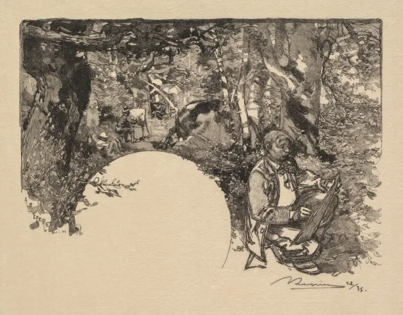 The Painters av Auguste Louis Lepère