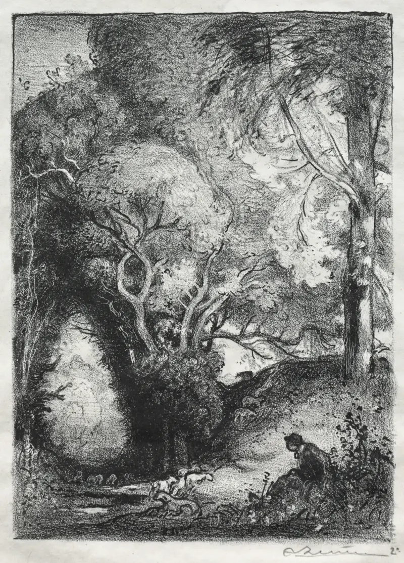 Ravinen i juni av Auguste Louis Lepère