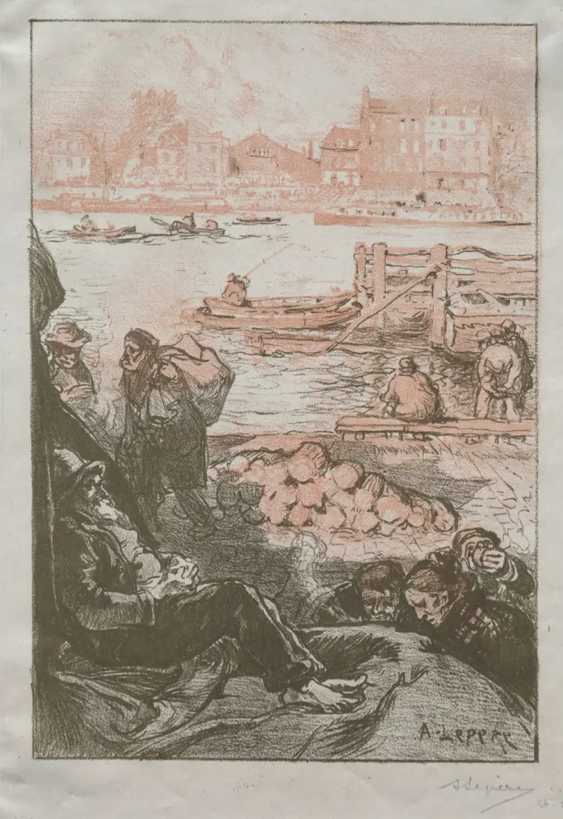 The River Porter, Monday av Auguste Louis Lepère
