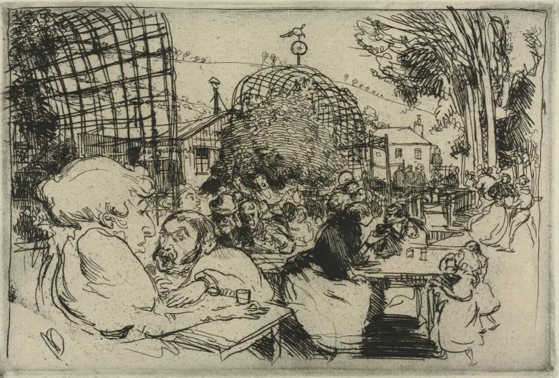 Dwaj garbusy, Auguste Louis Lepère