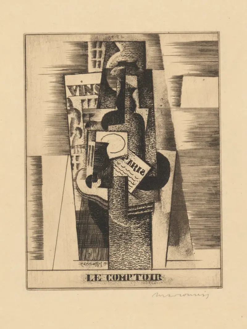 Le Comptoir, Louis Marcoussis