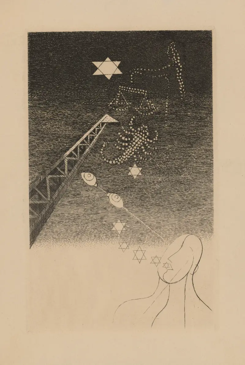 Les Fiançailles av Louis Marcoussis