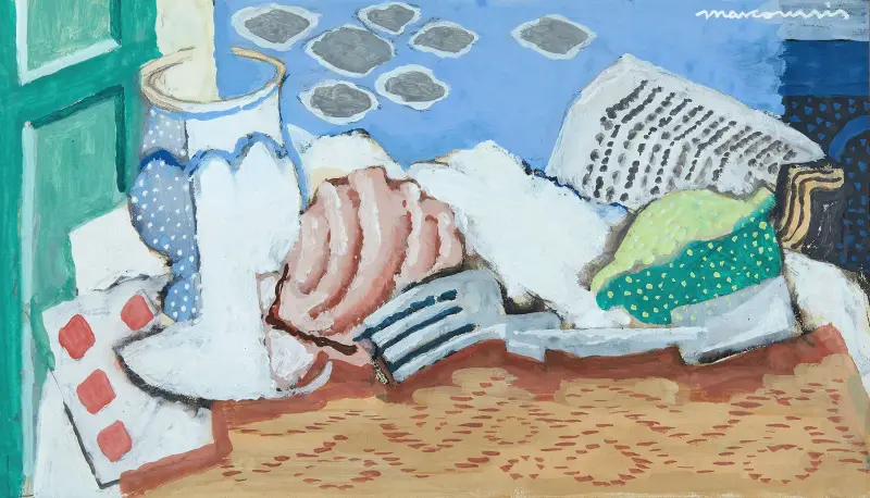 Martwa natura z gazetą, 1925 – nr 1, Louis Marcoussis