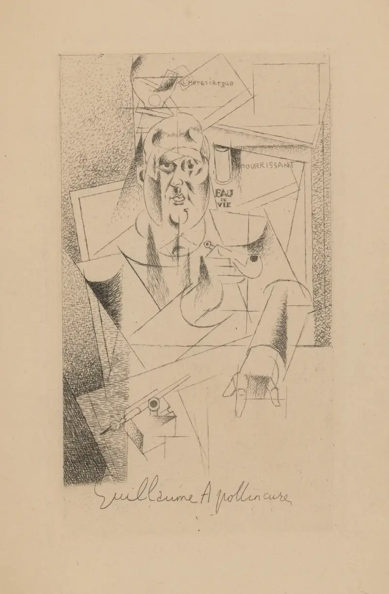 Portret Guillaume'a Apollinaire'a, Louis Marcoussis