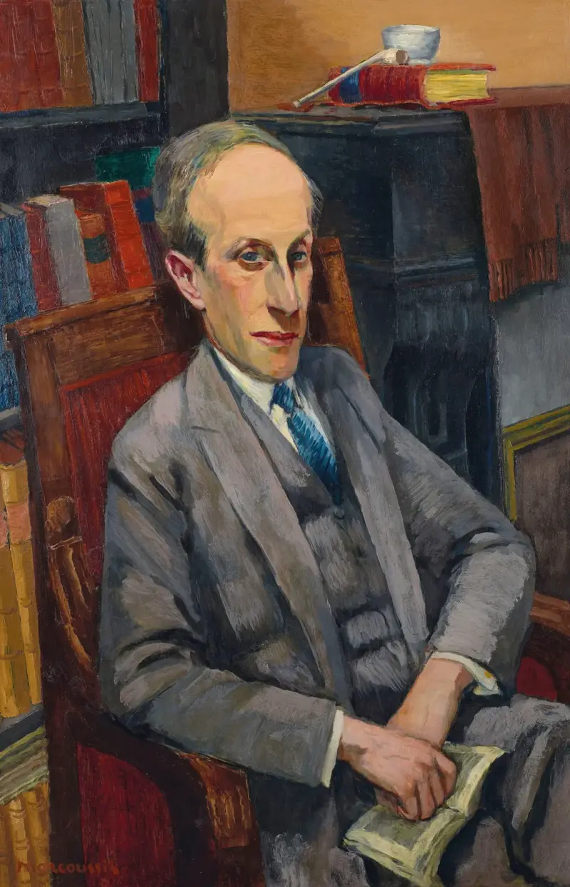 Porträtt av Ronald Davis av Louis Marcoussis