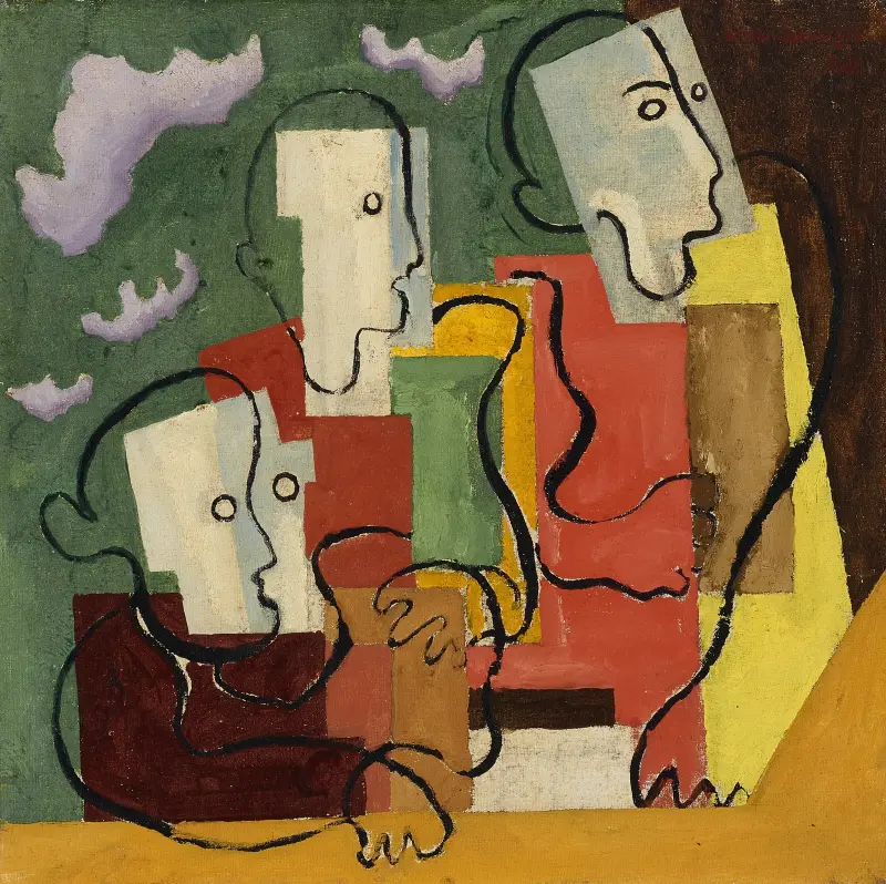 Trzy postacie, Louis Marcoussis