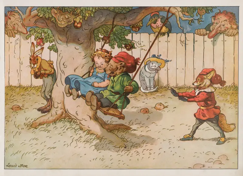 Bruin; the Adventures of a Little Bear Pl.5 av Louis Moe