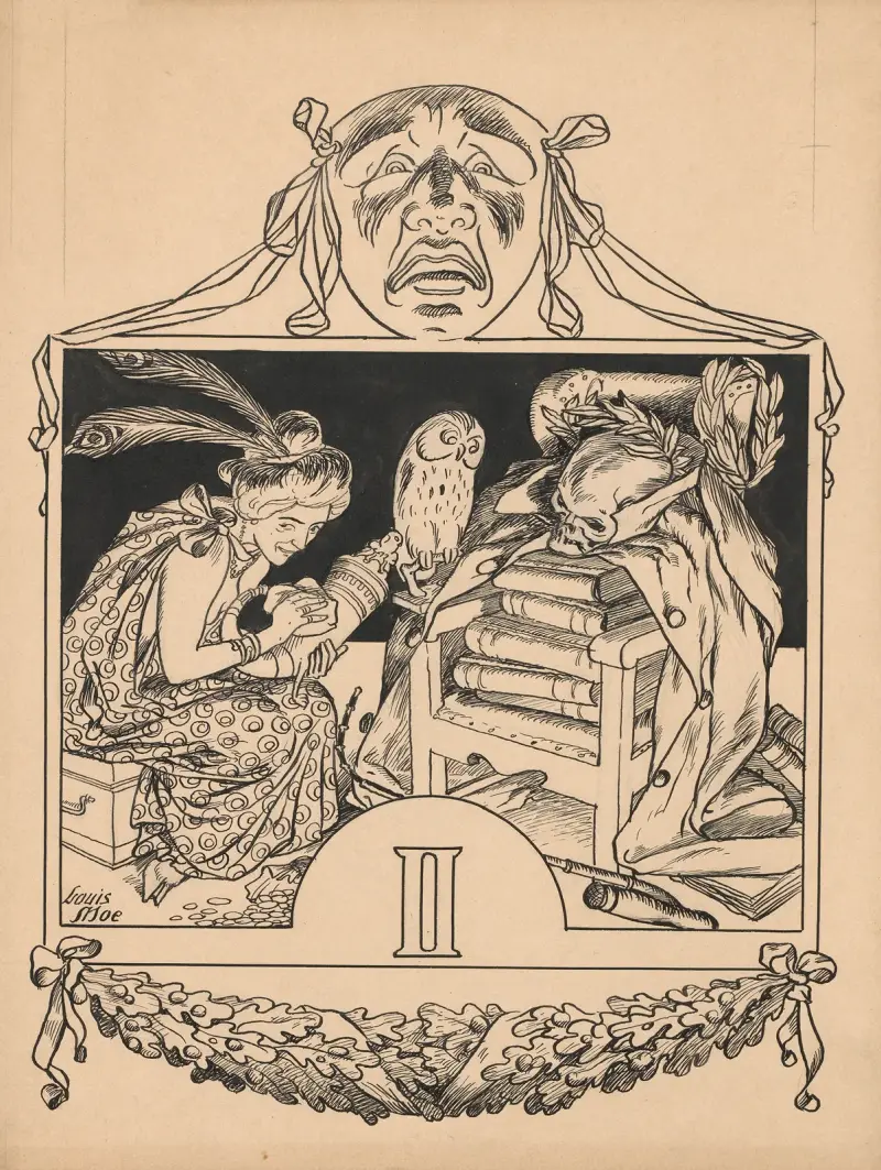 Nationalgeschenk, oder Der berühmte Greis Pl.4 von Louis Moe