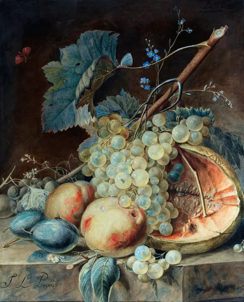 Stilleben med frukt av Jean Louis Prévost