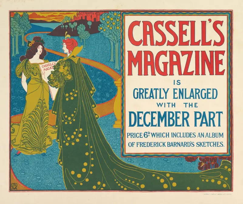 Cassell's Magazine; Dezember von Louis Rhead