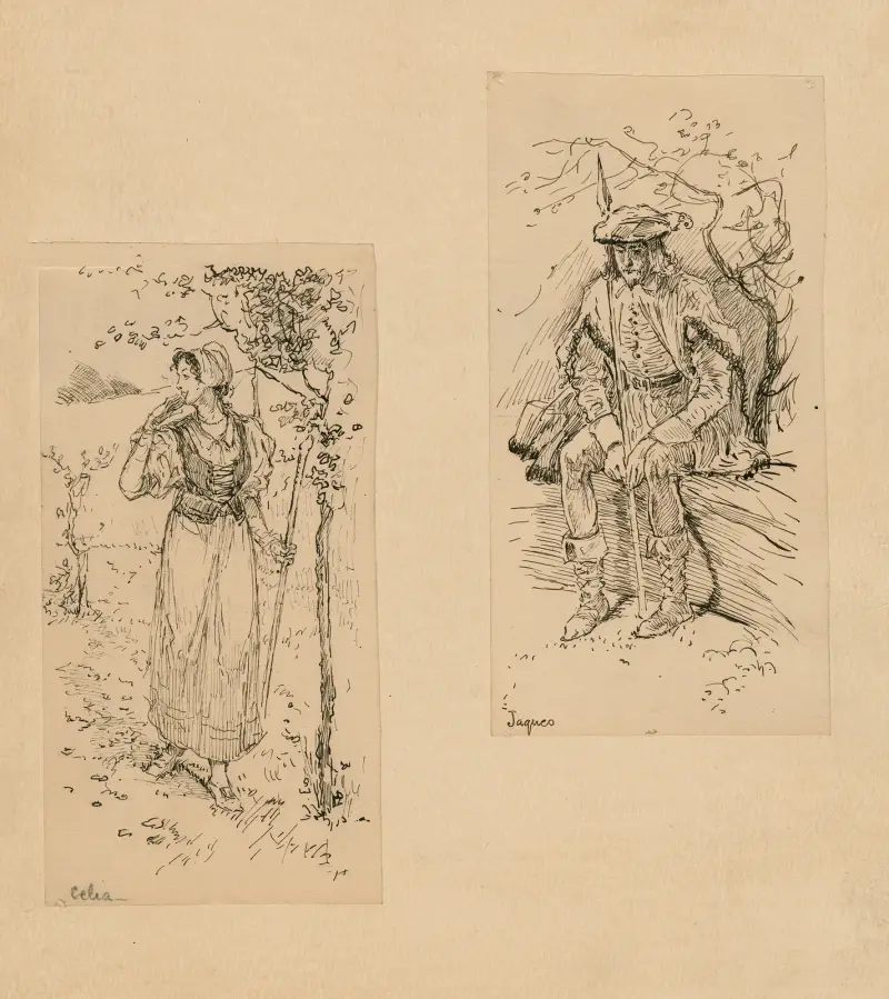 Celia ; Jaques von Louis Rhead