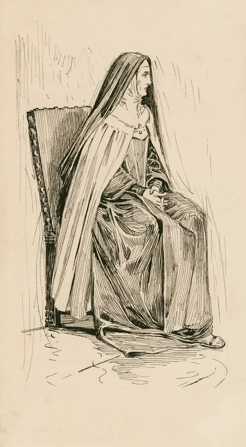 Francisca, eine Nonne von Louis Rhead