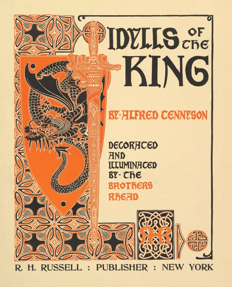 Idylls of the King von Alfred Tennyson, 1898 – Nr. 2 von Louis Rhead