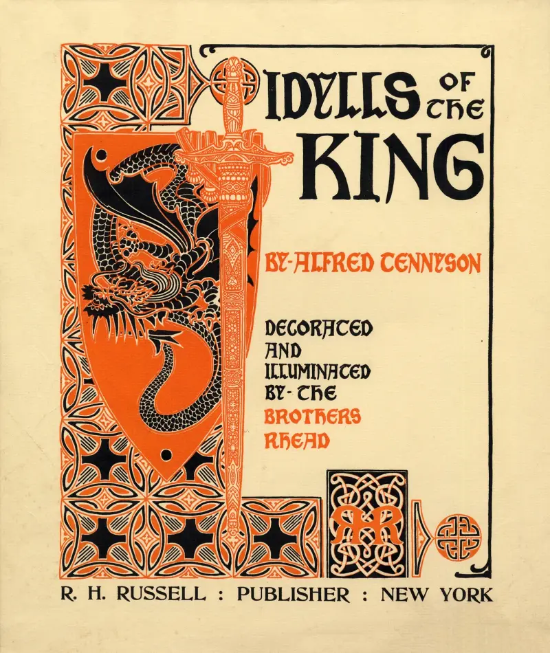 Idylls of the King von Alfred Tennyson, 1898 – Nr. 1 von Louis Rhead