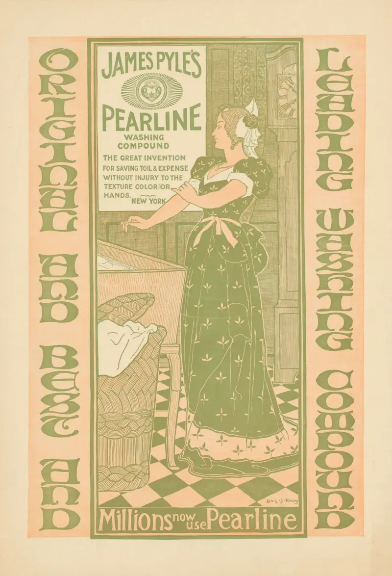 James Pyle’s Pearline Washing Compound von Louis Rhead