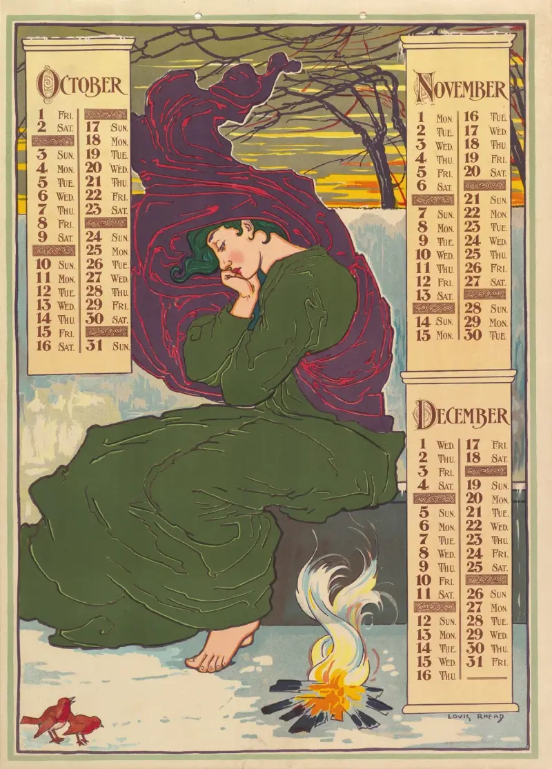 Oktober, November, Dezember von Louis Rhead