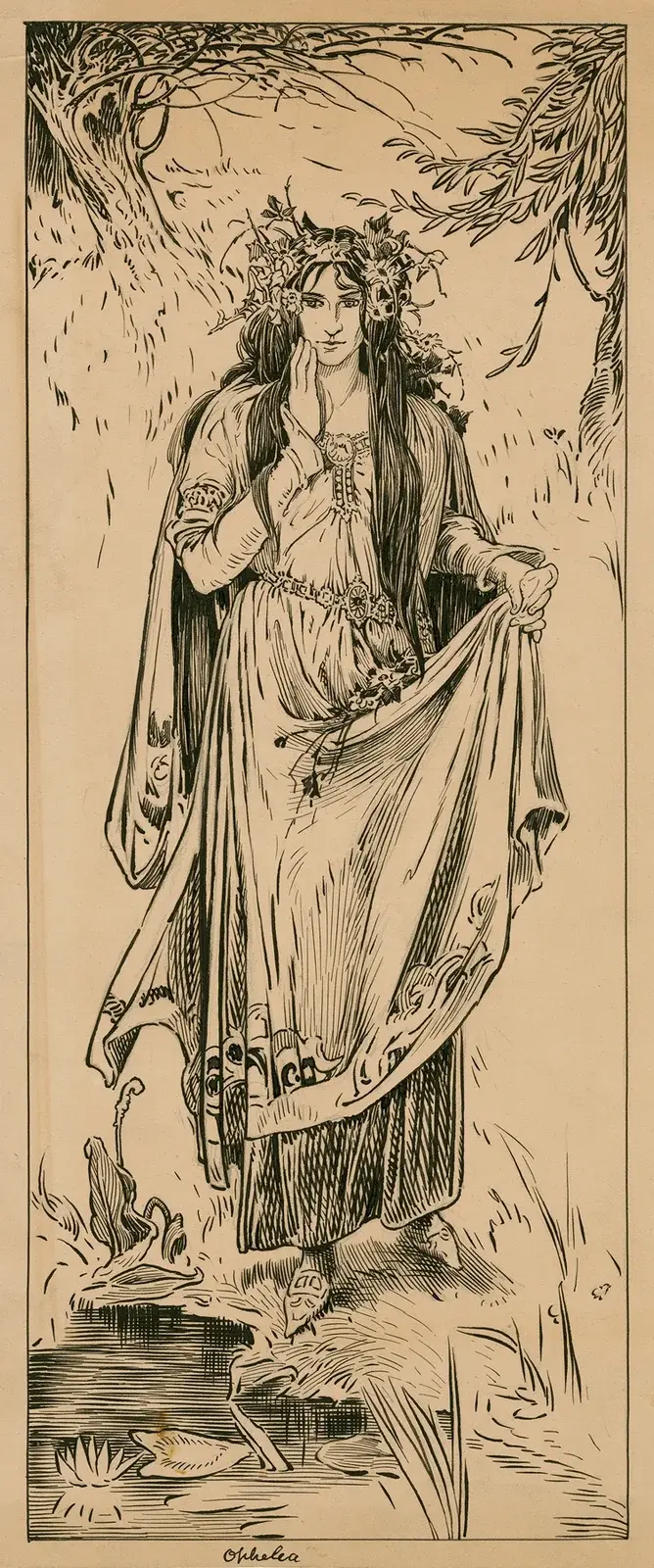 Ophelia von Louis Rhead