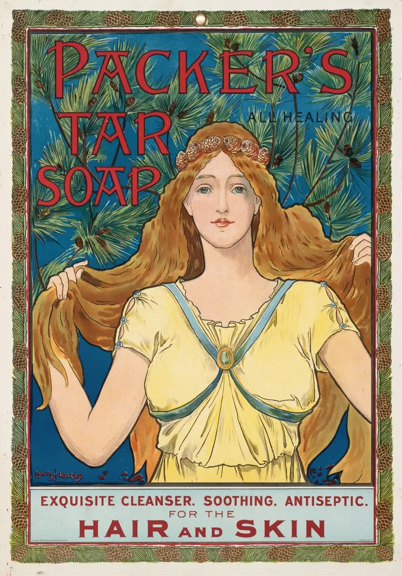 Packer’s Teerseife, 1890 von Louis Rhead