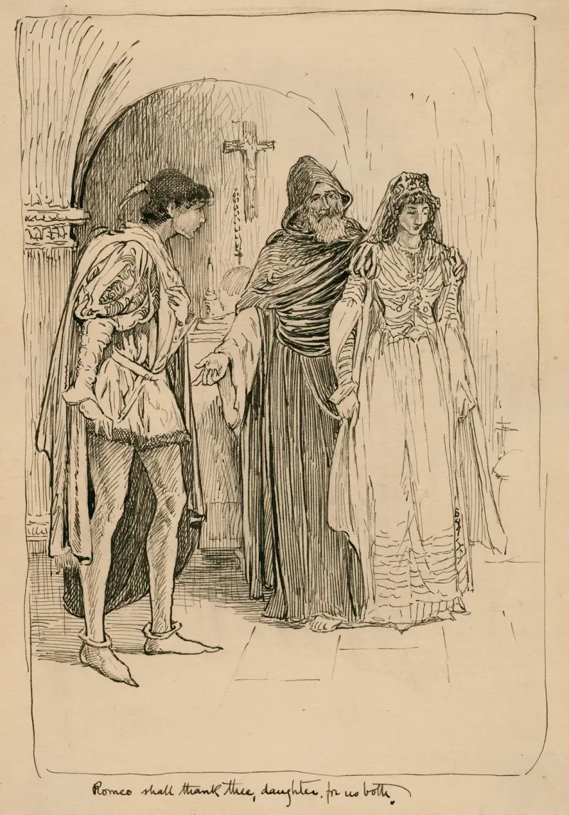 Romeo soll dir, Tochter, für uns beide danken von Louis Rhead
