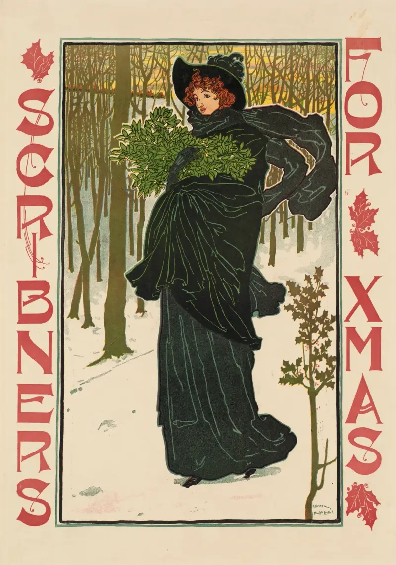 Scribners for Xmas von Louis Rhead