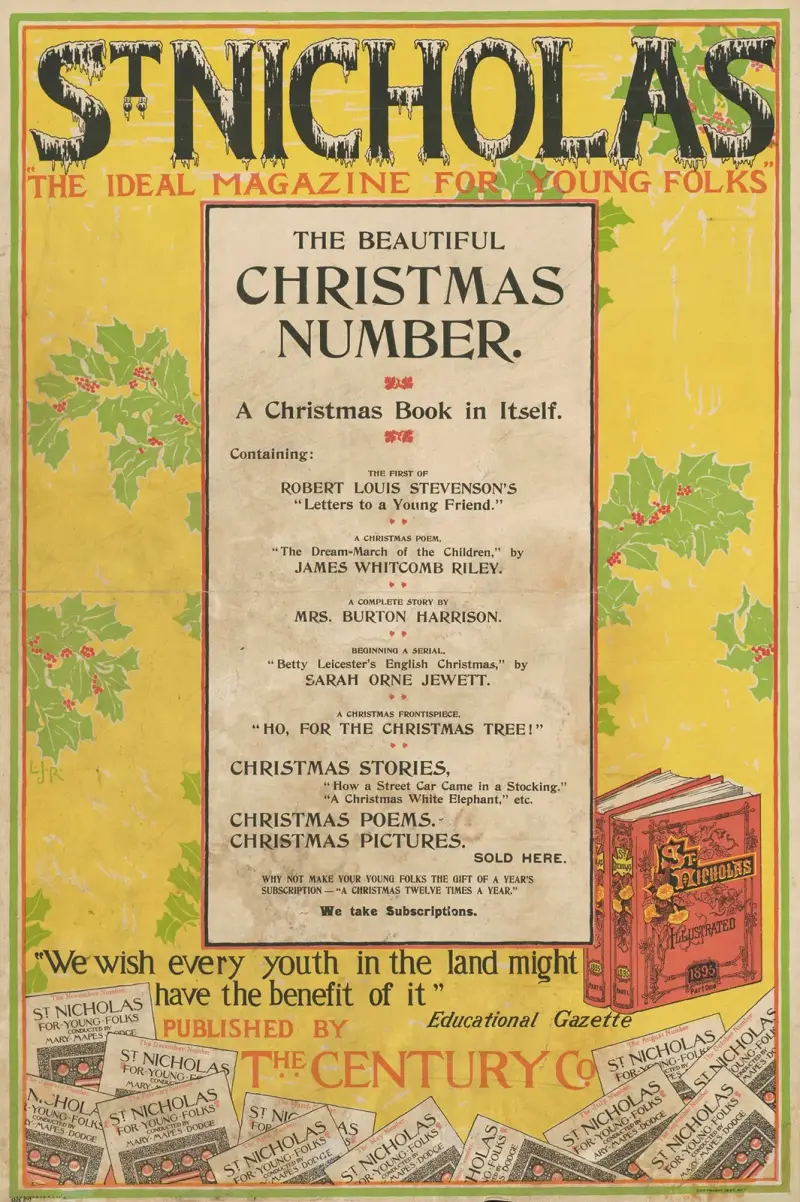 St. Nicholas. Die schöne Weihnachtsausgabe, erschienen bei The Century Co. von Louis Rhead