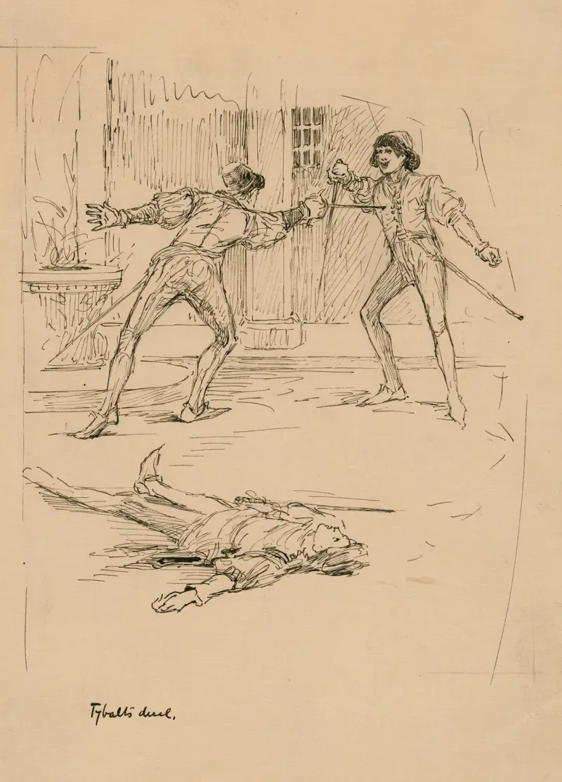 Tybalts Duell von Louis Rhead