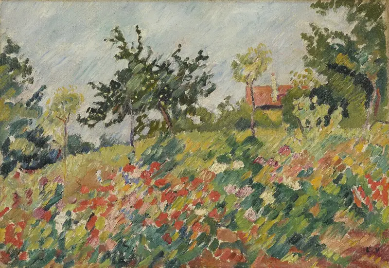 Blommande fält av Louis Valtat