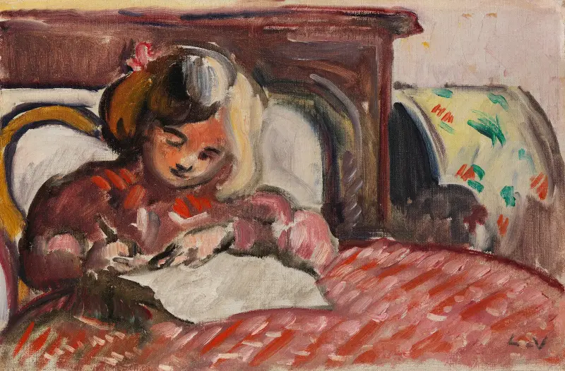 Skrivande barn av Louis Valtat