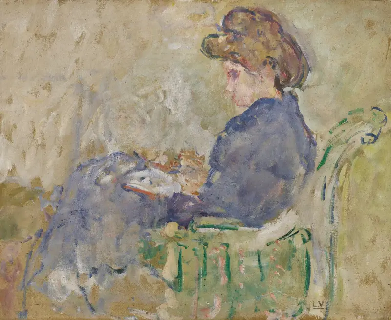 Sitzende Frau im Profil, Suzanne von Louis Valtat