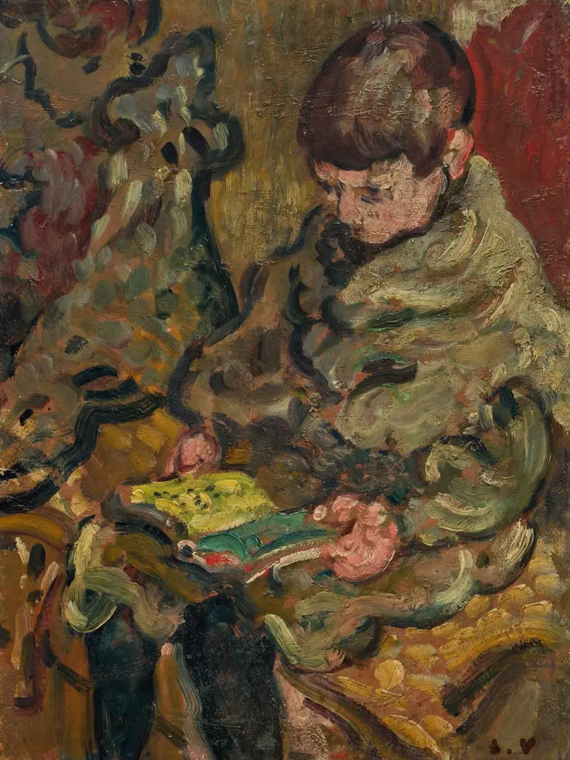 Läsande pojke av Louis Valtat
